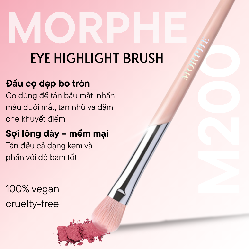 Cọ trang điểm tán bầu mắt MORPHE Eye Shadow M200